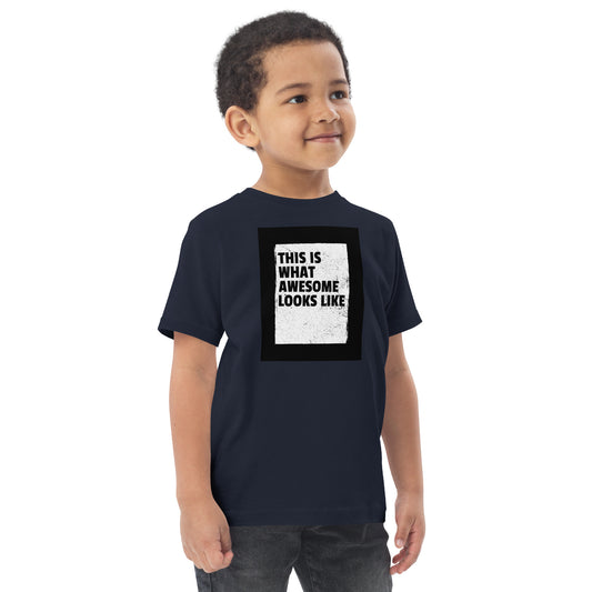 Kids Toddler T-shirt in This is what awesome look like
