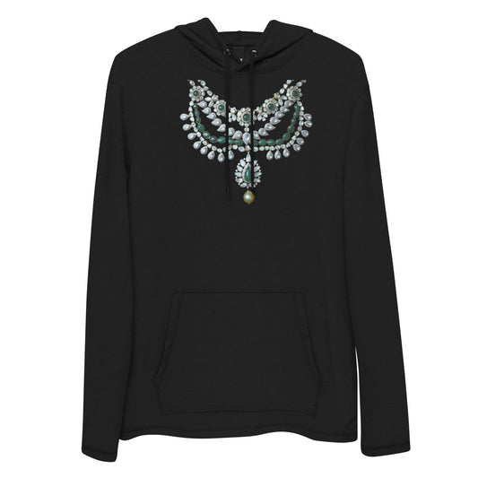 Women Lightweight Hoodie with Necklace