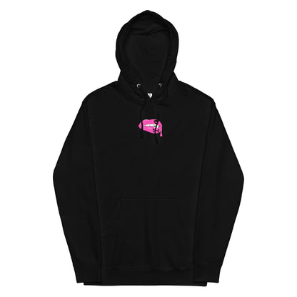 Unisex Graphic Hoodie in Pink Lips Design