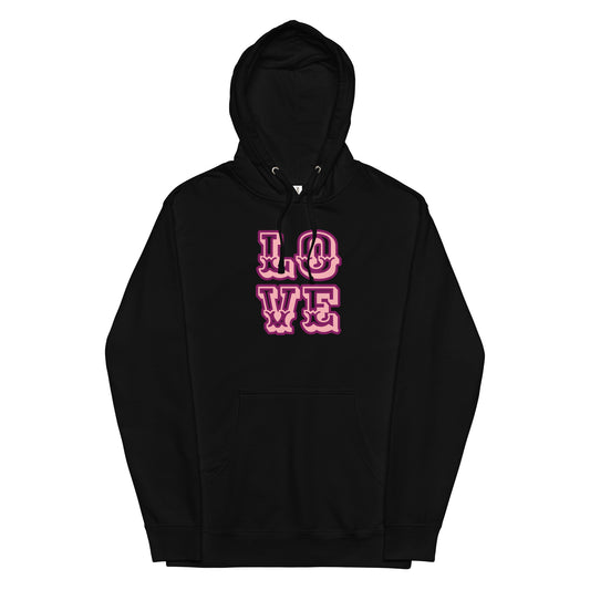 Unisex Graphic Hoodie In Love Design