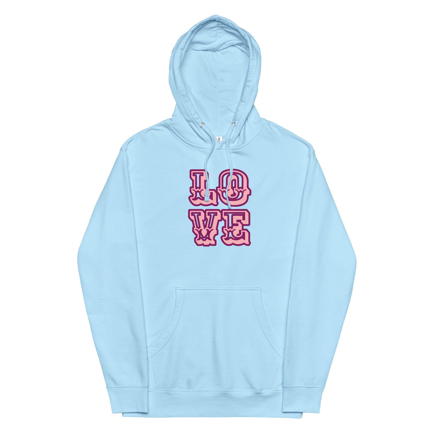 Unisex Graphic Hoodie In Love Design