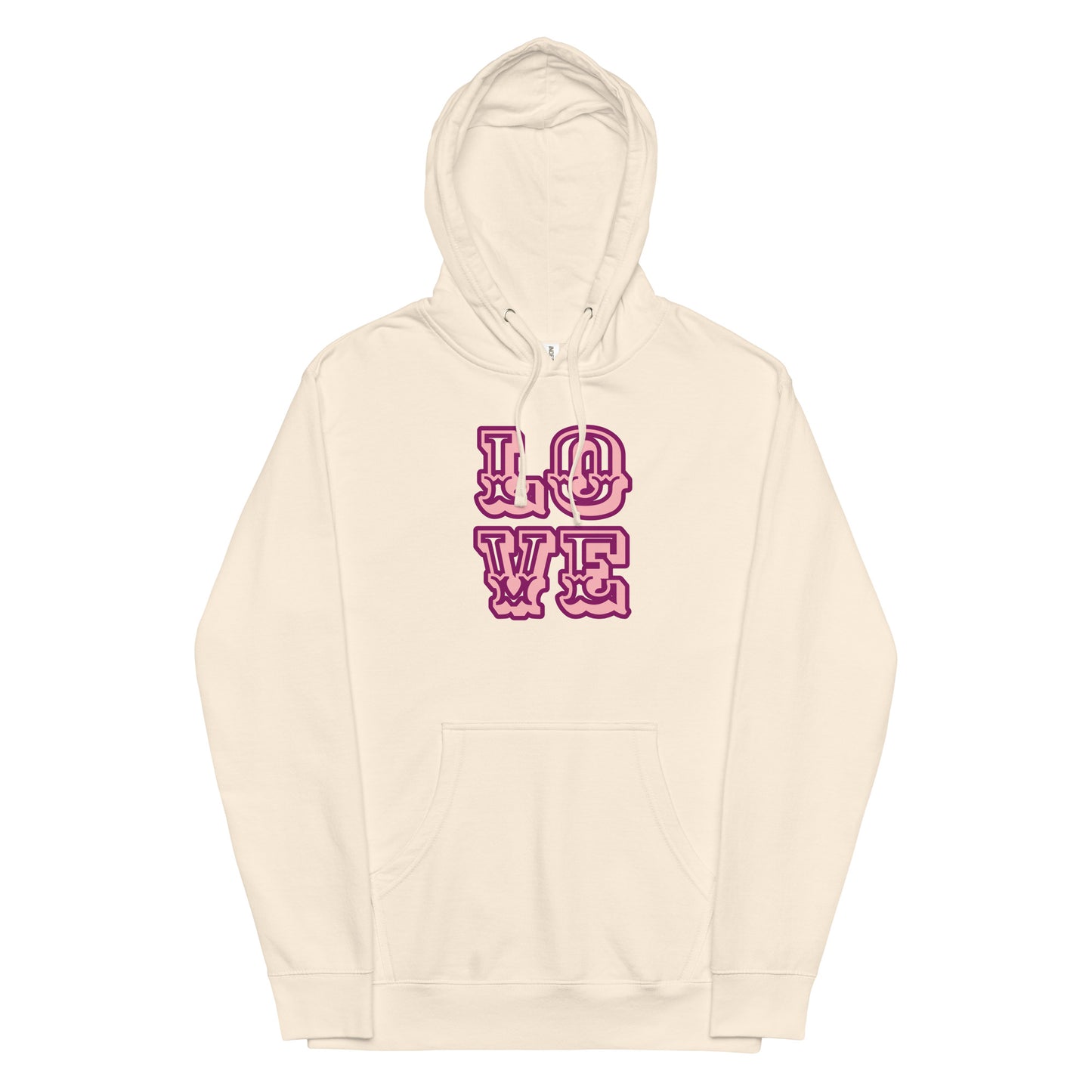 Unisex Graphic Hoodie In Love Design