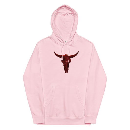 Unisex Graphic Hoodie In Red Horns
