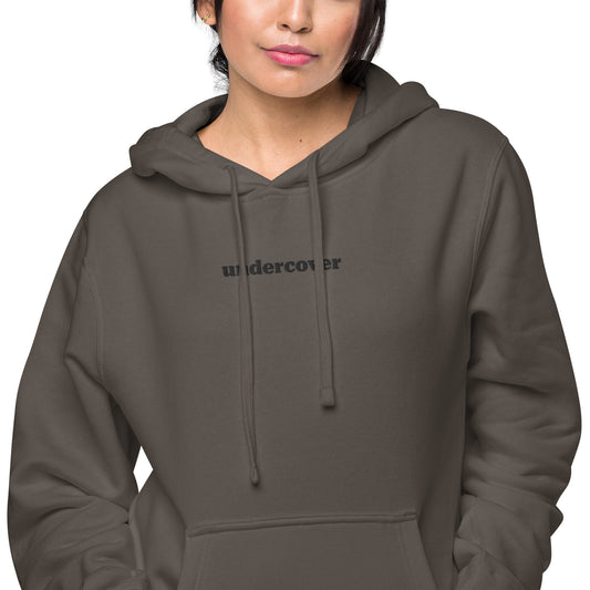 Embroidered Premium Graphic Unisex Hoodie In Undercover Design