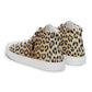 Women High Top Canvas Sneaker Shoe in Leopard Design