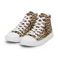 Women High Top Canvas Sneaker Shoe in Leopard Design