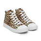Women High Top Canvas Sneaker Shoe in Leopard Design