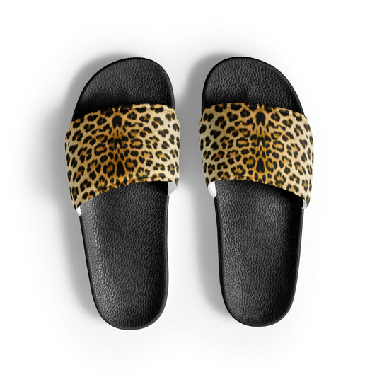 Women's slides In Leopard