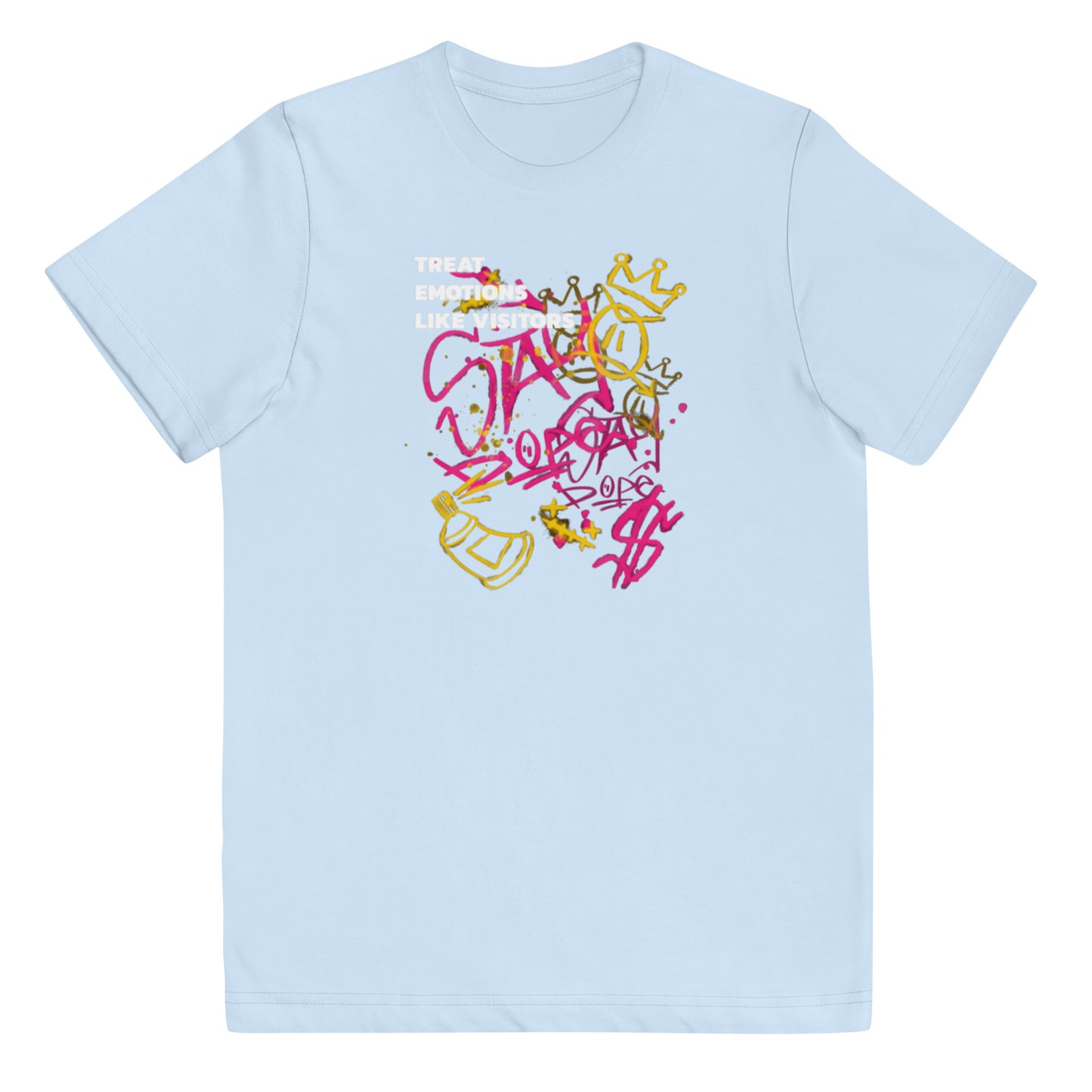 Kids Youth  Graphic T-shirt in Treat Emotions like Visitors
