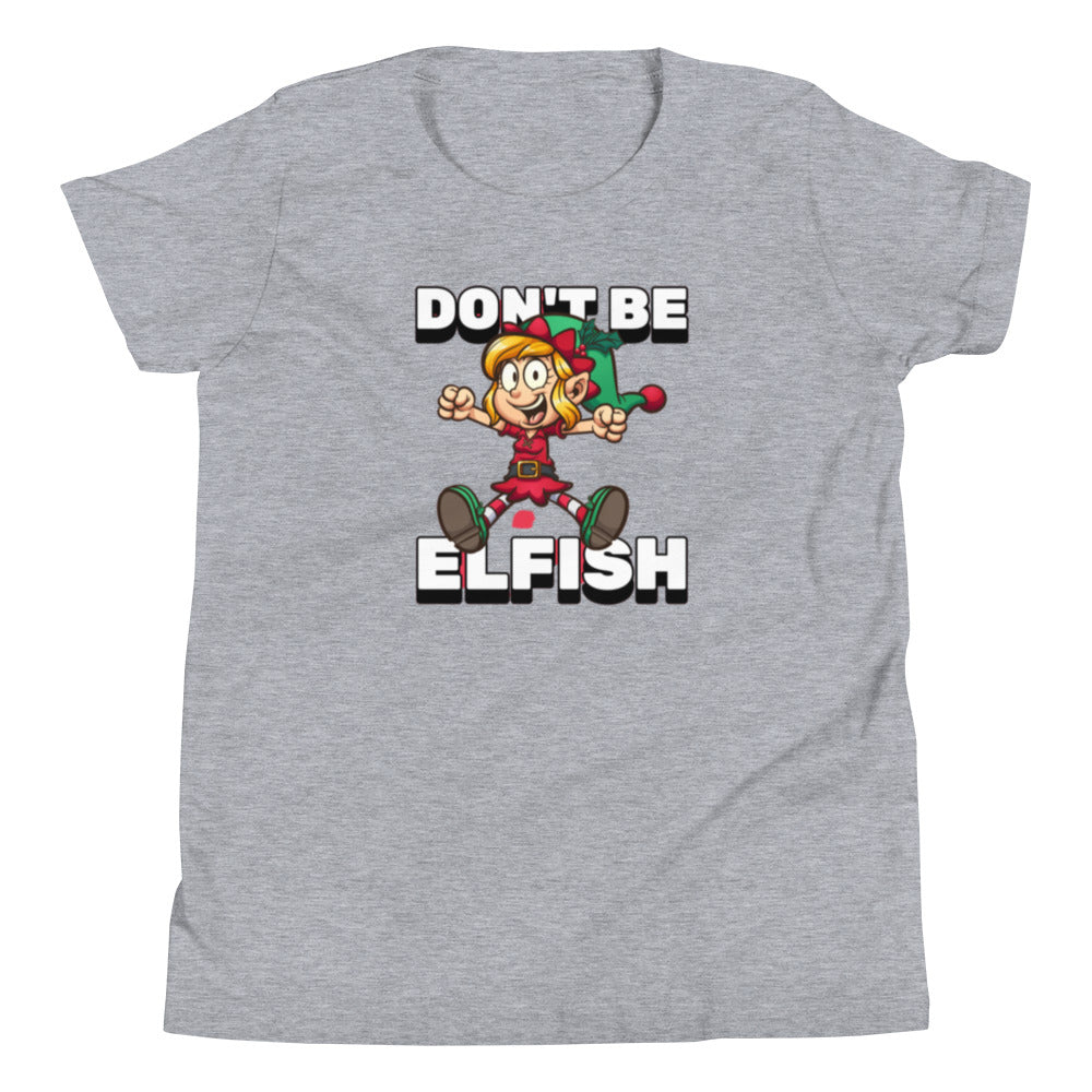 Holiday Kids Youth  T-Shirt in Don't Be Elfish