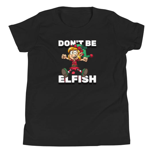 Holiday Kids Youth  T-Shirt in Don't Be Elfish