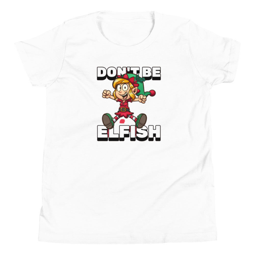 Holiday Kids Youth  T-Shirt in Don't Be Elfish